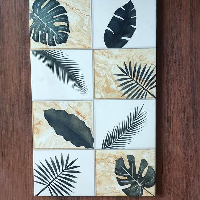 KERAMIK DINDING KAMAR MANDI 25x40 GLOSSY PUTIH ABU MARBLE- MULIA