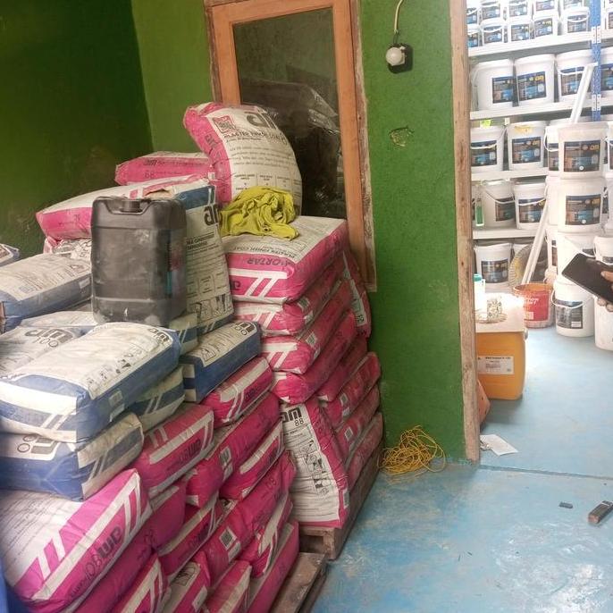 AM 100.Waterproofing kolam renang@20kg LIQUID 30kg cemen.flexsibel