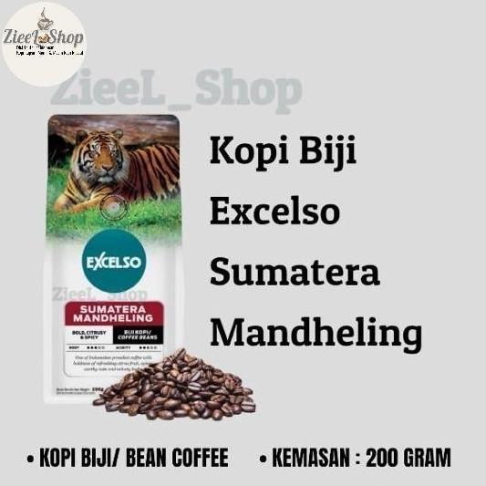 Ready Kopi Biji Excelso Sumatra Mandeling 200g- Coffee bean Excelso Sumatera Mandheling Biji