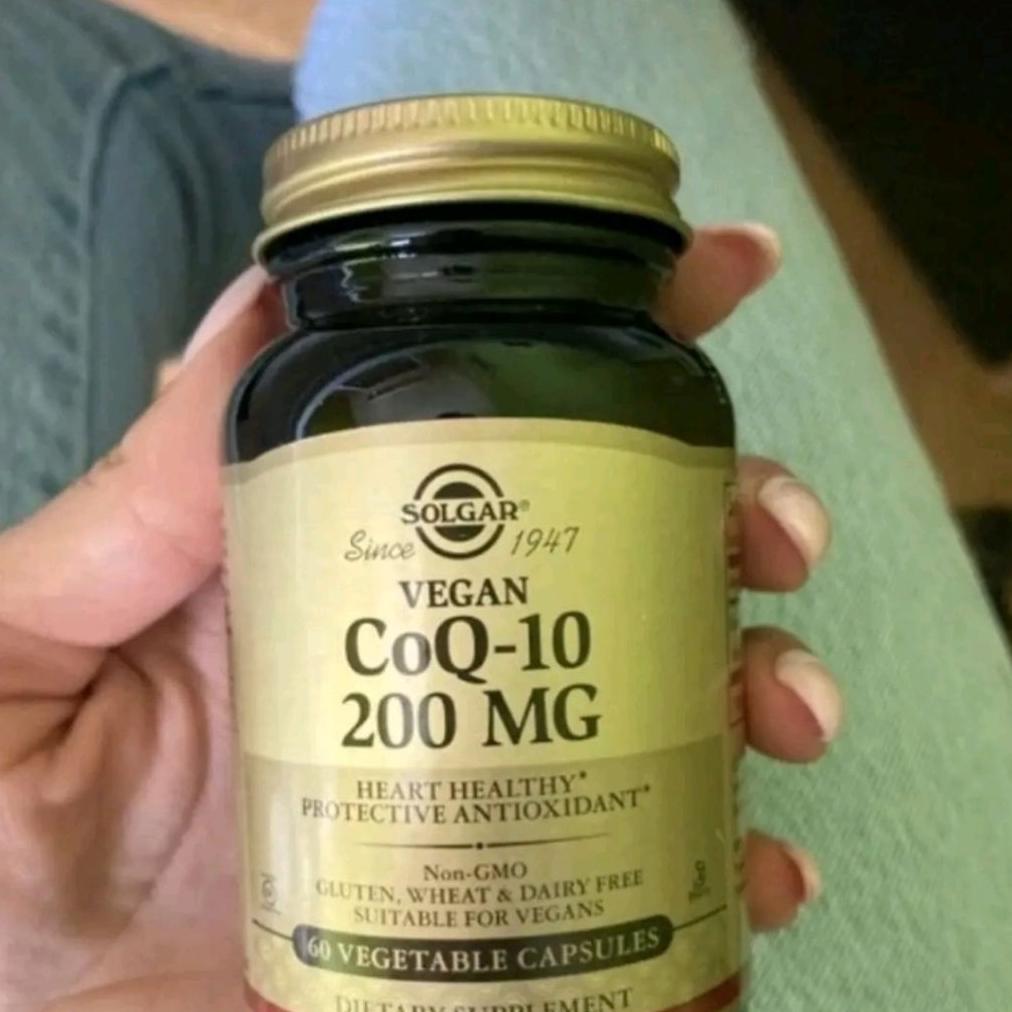 Solgar Vegan Coq-10, 200 Mg, 60 Vegetable Capsules Coq10 Heart Healthy, Protective Antioxidant Origi
