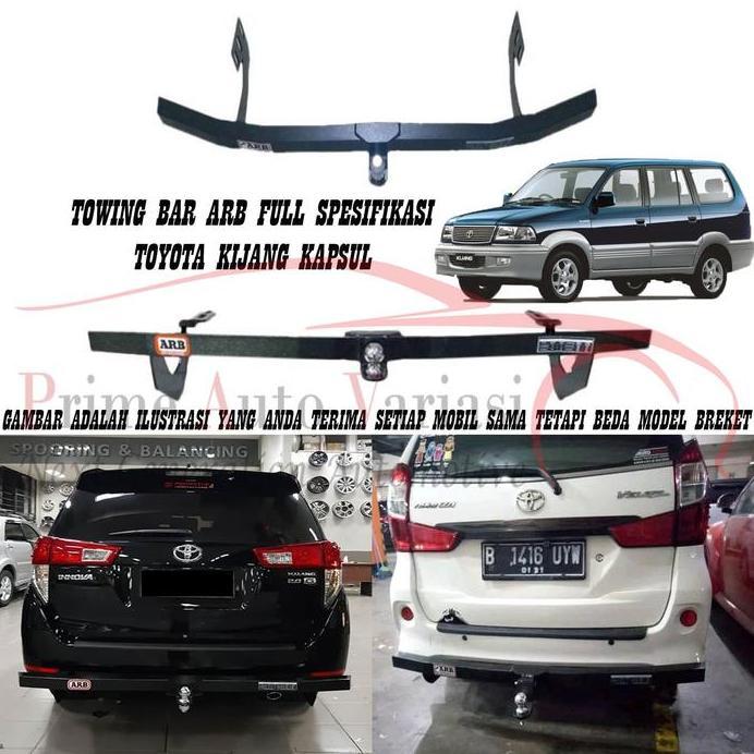 Ready TOWING BAR ARB BESI BUMPER BELAKANG TOWING BAR - KIJANG KAPSUL