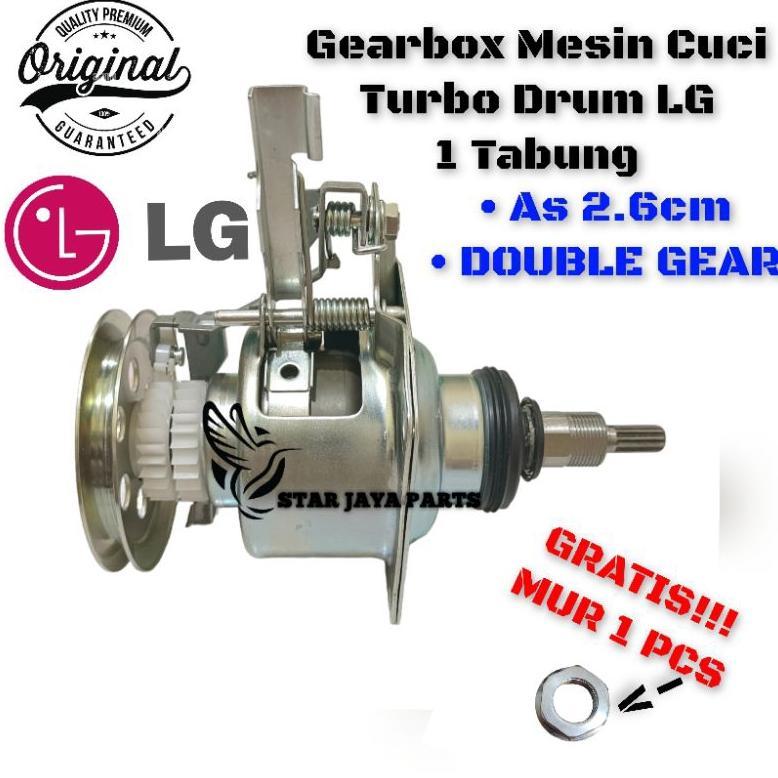[LG WF-L7002NTC] Gearbox Mesin Cuci LG Turbo Drum 1 Tabung Type WF-L7002NTCGRATIS 1 PCS MUR
