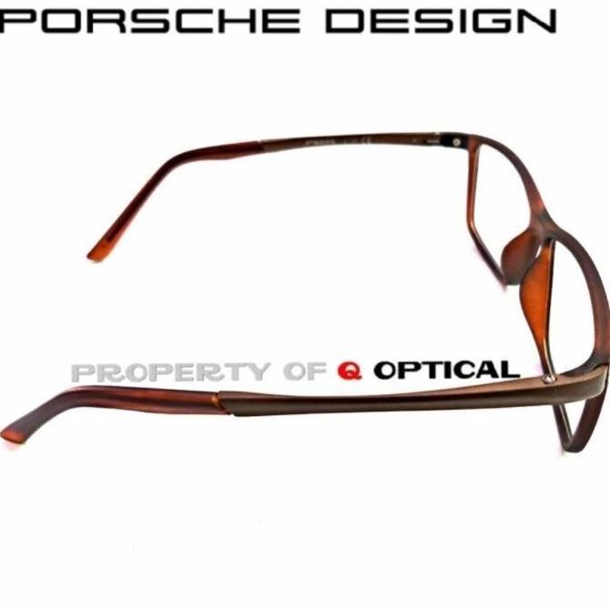 Kacamata Frame Pria Casual Model Porsche Desn P8228_s59 Matte Brown