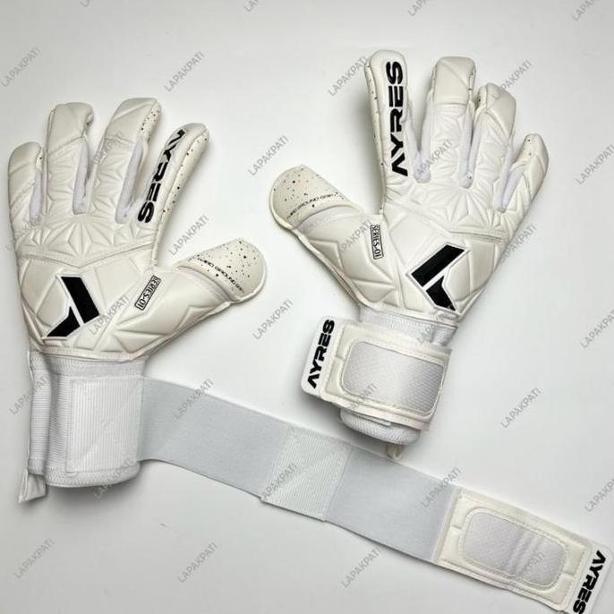 FREE SABLON NAMA SARUNG TANGAN KIPER AYRES SERIES 01 PUTIH ORIGINAL