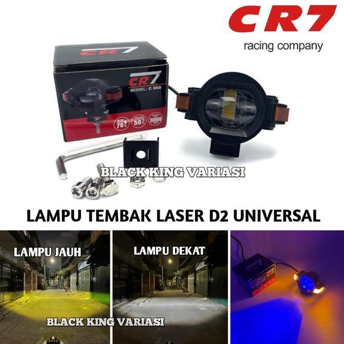 Lampu Tembak Laser LED Lampu Tembak Sorot Motor Mobil Lampu Tembak D2 Universal Lampu Tembak LED