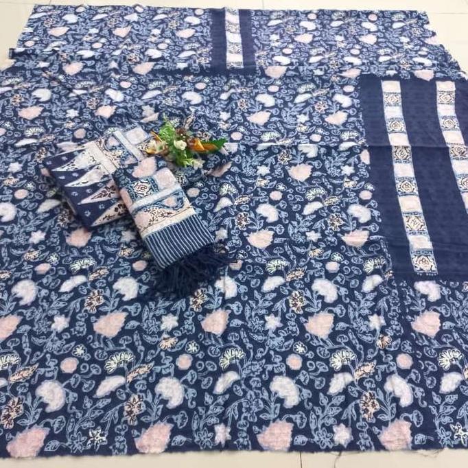 Kain batik sarimbit couple batik fariza cirebon doby cap tulis set 02