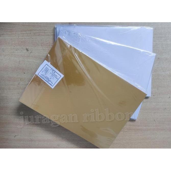 Kertas PVC Instant ID Card Inkjet GOLD Tebal 0,76 mm high quality