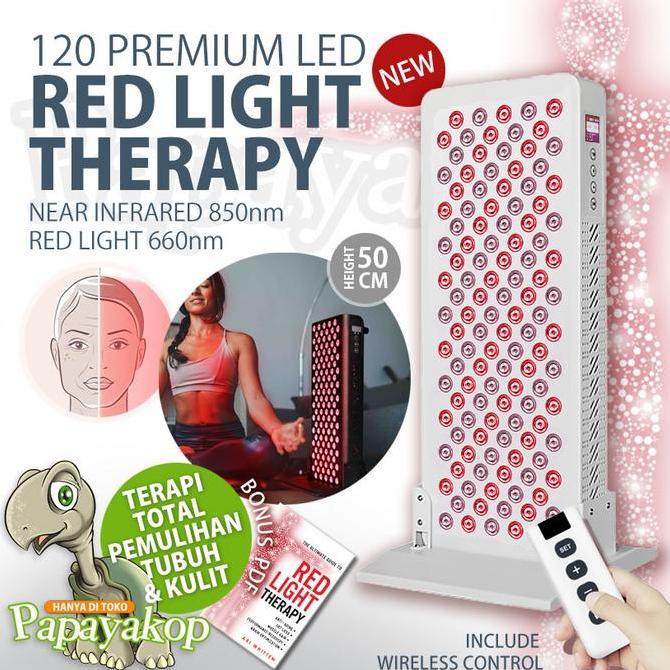 TERAPI RED LIGHT & Redlight Therapy - Lampu Infrared 120 LED - 600Watt