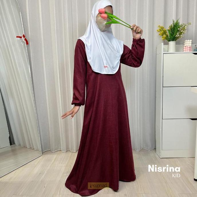 KUPNAD Gamis Anak Polos - Nisrina Kid