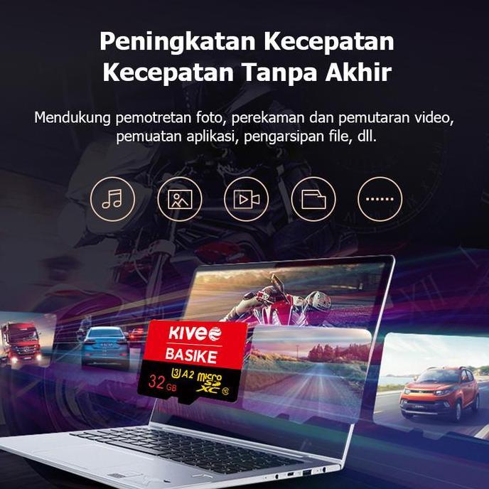 Rhqctwpn73- Kivee Memory Card Hp Kartu Memori Sd 128Gb /64Gb / 32Gb 240Mbps High-Speed Reading And W