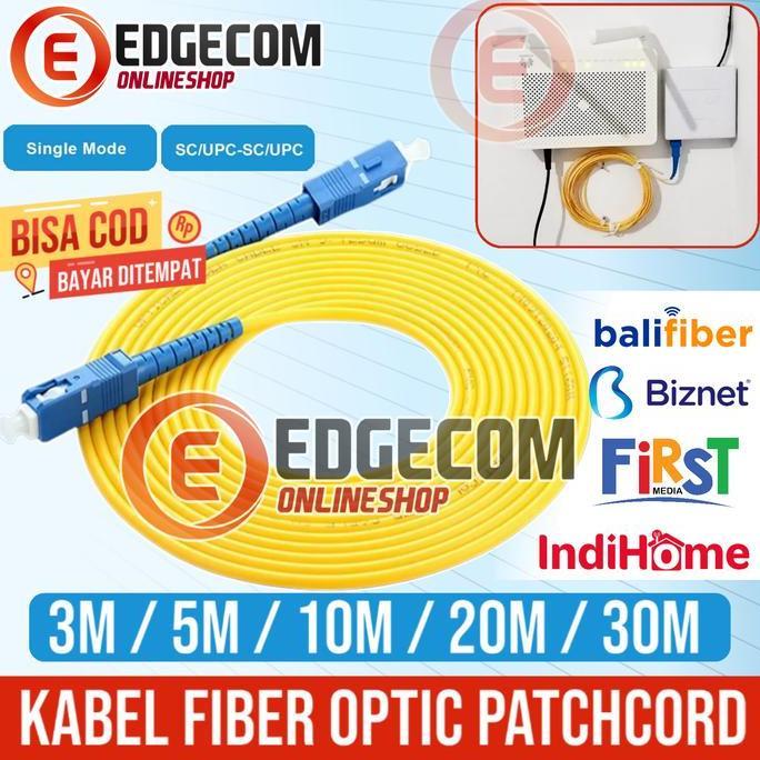Promo Kabel Fiber Optic Internal Ethernet IndiHome Fiber Optic SC 10/20/30M Diskon