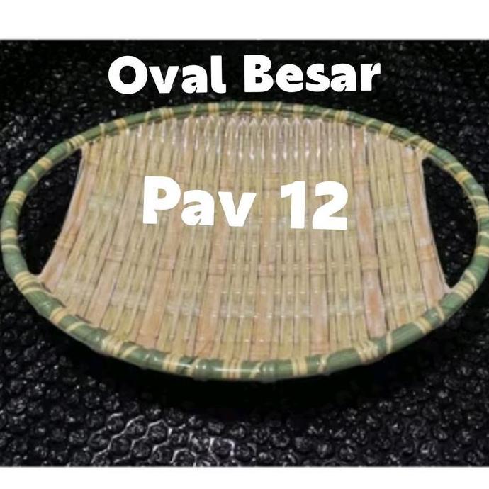 Premium Piring Melamin Model Bambu 100% Melamin Foodgrade Sni /Piring Bulat Model Anyaman Kitchenwar