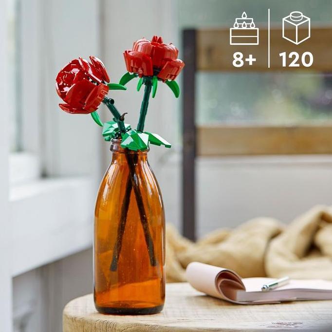 Toyx- Lego Botanicals 40460 Roses (120 Pieces), Building Block, Toys, Bricks