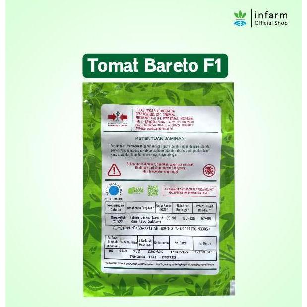 TERBARU INFARM - Bibit Tomat Bareto F1 Benih Tomat Bareto 1750 Biji Original PROMO