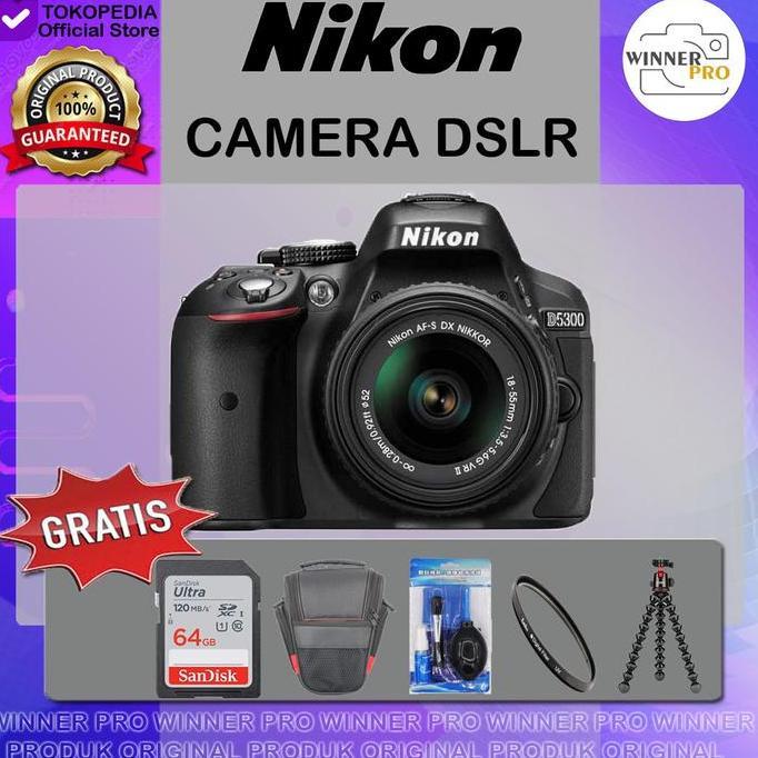 KAMERA NIKON D5300 KIT AF-P 18-55 VR / NIKON D5300 / D5300