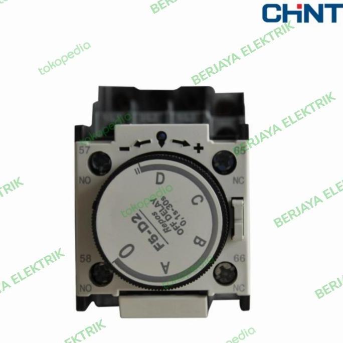 Chint F5-D2 Auxuliary Contact Off Delay / Aux Kontak Bantu Off 0,1-3S Harga Khusus