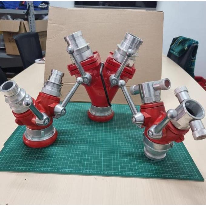 jafriansyah2 - hydrant y connector sambungan cabang selang pemadam 2 output