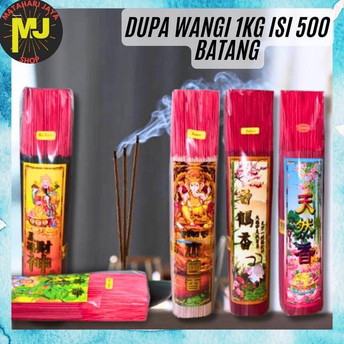 tefilaah - mj hio dupa sembahyang wangi isi 1 kg / dupa 5 batang cendana rose darshan / seribu bunga
