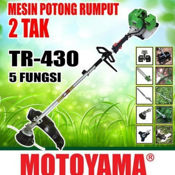 *#*#*#*#] Mesin Potong Rumput MOTOYAMA TR430 5 IN 1 Potong Rumput Multifungsi