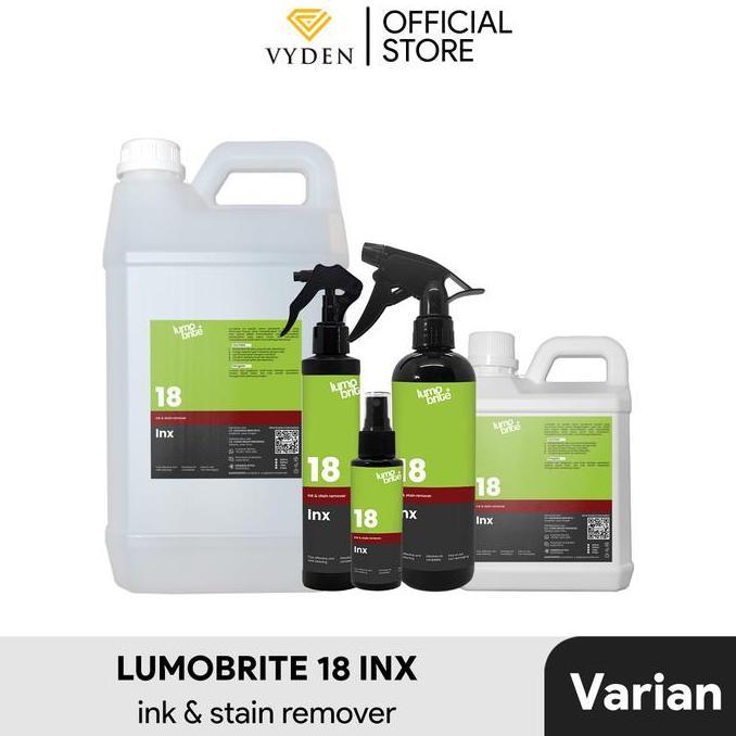 Buruan serbu] LUMOBRITE 18 INX Ink Remover 100ml Pembersih Tinta Jok Kain Kulit