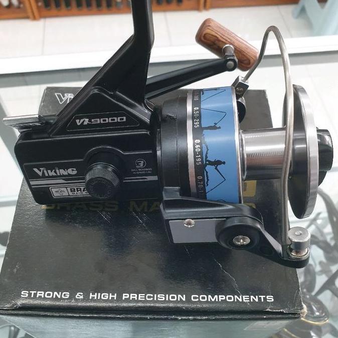 Parling Laris! Reel Viking Brass Vi 9000 7000 5000 3000 Silver Series Rel Pancing Laut Power Handle 
