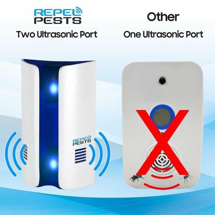 Alat Pengusir Nyamuk Tikus Lalat Elektrik Ultrasonic Anti Serangga [terbaik]