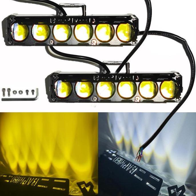 BASKRA_SHOP37 - 1 AMAN225 MODEL BARU LAMPU SOROT SQL 6 LED PRO 7W - LASER LED SUPER TERANG, PREMIUM 