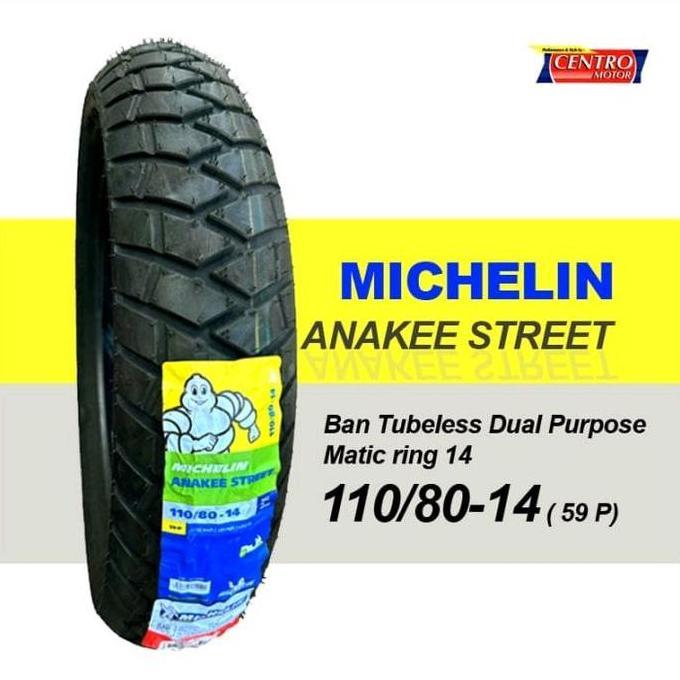 ban luar 110 80 14 michelin tubeless