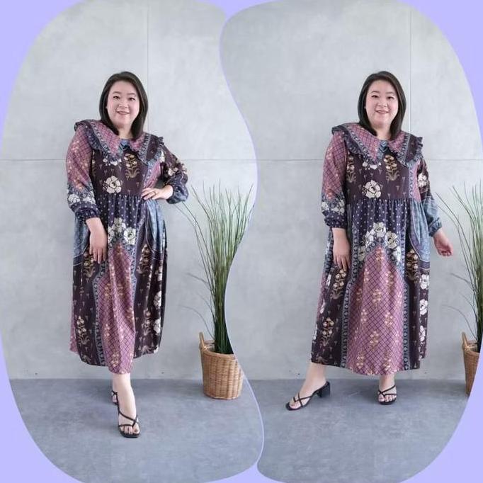 Ready Pedkey Butik - 871 Oxana Tunik Bigsize Jumbo Wanita Big Size XXL