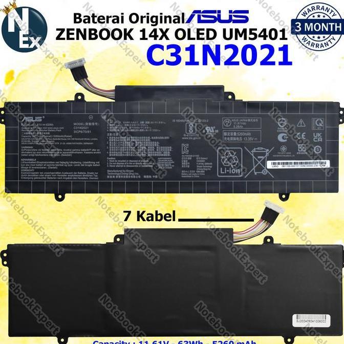 Baerai ZenBook 14X OLED UX5401EA UX5401 UX5400 UM5401 C31N2021 Original