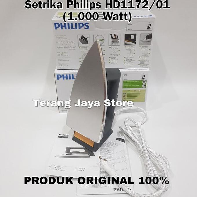 Instancodbisa- Philips Dry Iron Hd1172 Setrika Philips Hd1172 Strika Philips Hd1172