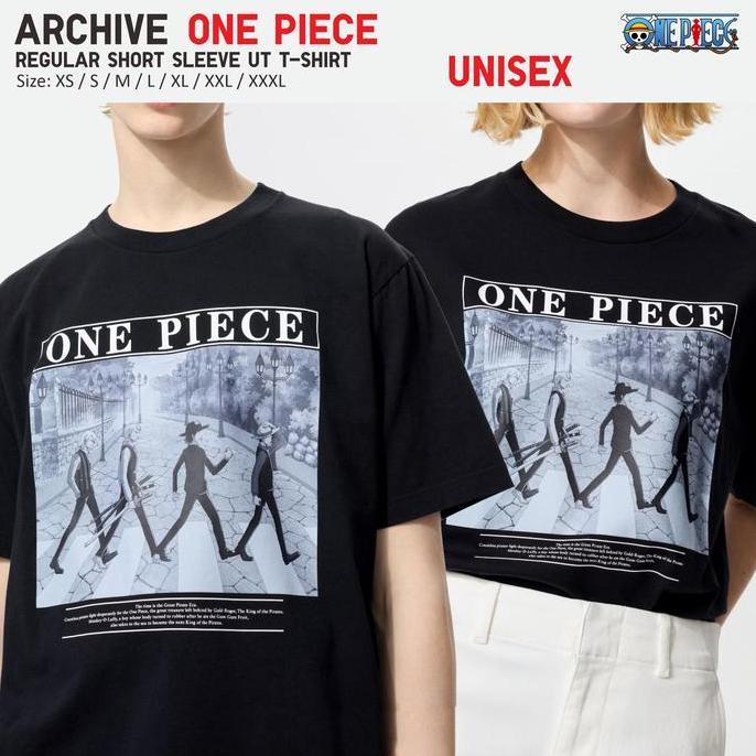 Baju Orinal UNIQLO One Piece Baju UT Shirt Archive Anime Luffy Ace Bepo Romance Dawn Regular