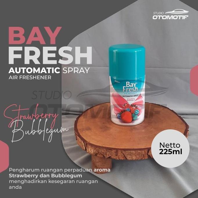 Promo BAYFRESH MATIC SPRAY STRAWBERRY BUBBLEGUM REFILL PENGHARUM MATIC 225ML Diskon