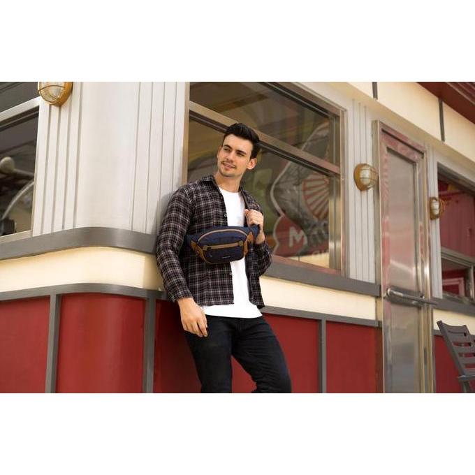 Tampilgayar- Tas Selempang Pria Waist Bag Nylon Oscar Pria Waist Bag Distro Heylook