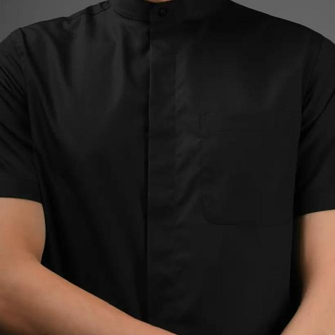 Heymale Argo Concealed Placket Short Sleeve Baju Pria Lengan Pendek