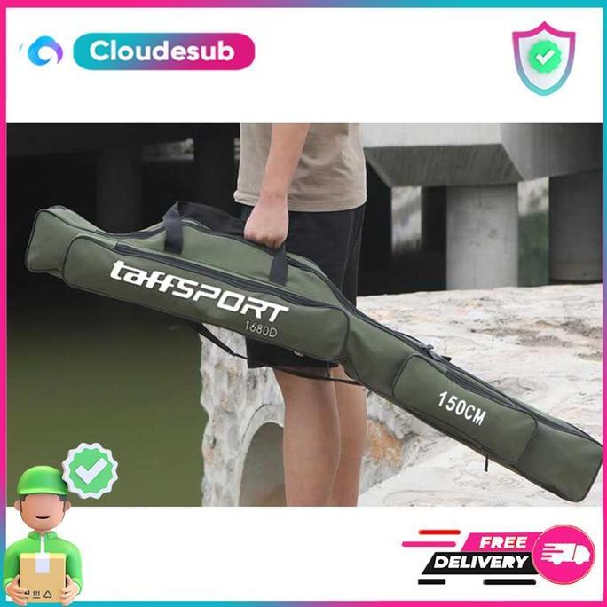 TERBARU TaffSPORT Tas Joran Pancing 120 cm 150 cm Selempang Keren Murah BISA GOSEND
