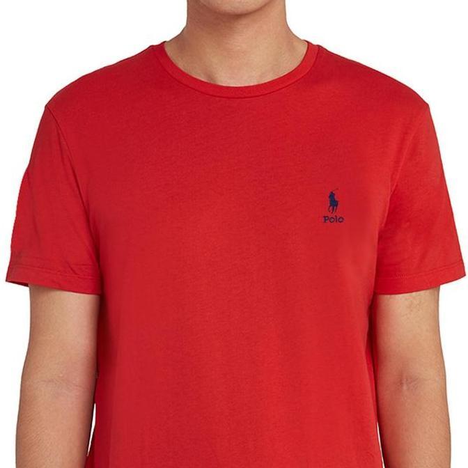 POLO SPORT - 70.0013.10 JERSEY CREWNECK T-SHIRT MENS  - RED