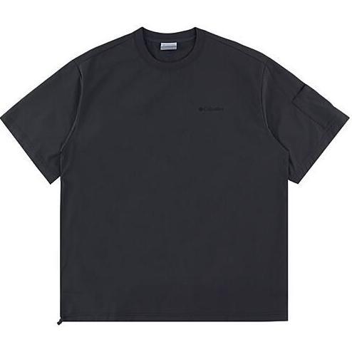 Baju Boxy Columbia Male John Dash Woven Crew Shirt BSize Black