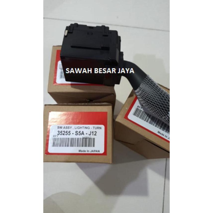 Switch Saklar Sein Sen Lampu Depan Kanan Steer Stir Honda Jazz Gd3 City Gd8 Idsi Vtec 2003 2004 2005