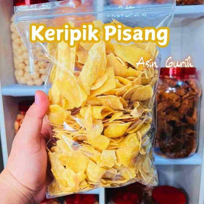 KERIPIK PISANG KEPOK 1KG / KERIPIK PISANG / GURIH / MANIS / KERIPIK PISANG RENYAH