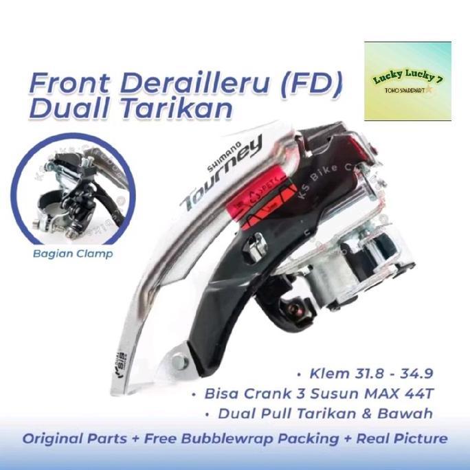 Front Deraillure Shimano Tourney Ty510 Dual Pull 3 Speed Fd Shimano Dual Pull Ty500 Fd Sepeda Tarika