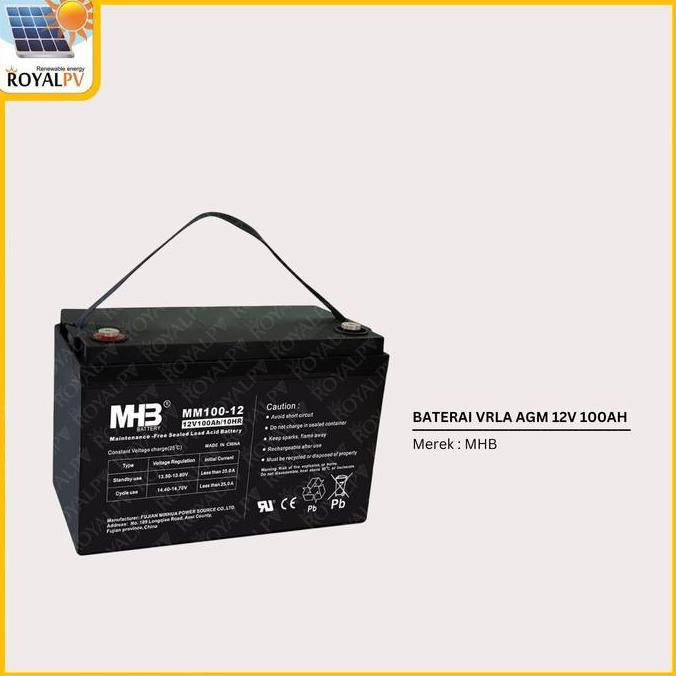 BATERAI UPS 12V 100AH BATTERY VRLA 12V 100AH AKI SOLAR PANEL SURYA 12V 100AH ORIGINAL DAN TERPERCAYA