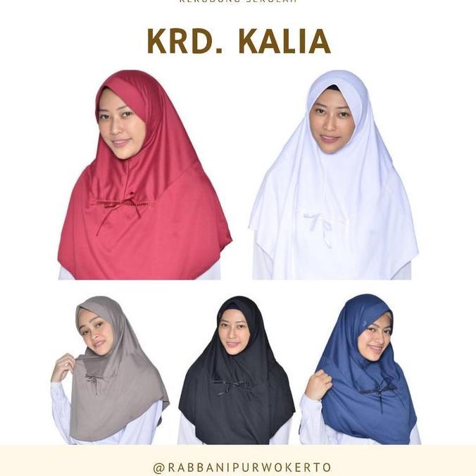 Thegirlrelig- Kerudung Sekolah Rabbani Kalia - Jilbab Instan Kalia Rabbani