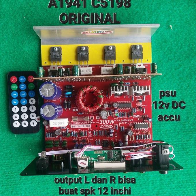 FYP ( DMS 650 MP3 BT ) BLUETOOT BT CAR AUDIO MP3 AMPLI MOBIL 12V DMS DC AKI ACCU STEREO 650 AUDIO AM