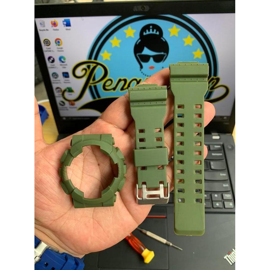 Hijau Bazel Jam Bezel Jam Tangan Set G Shock Ga100 Ga-110 Harga Khusus