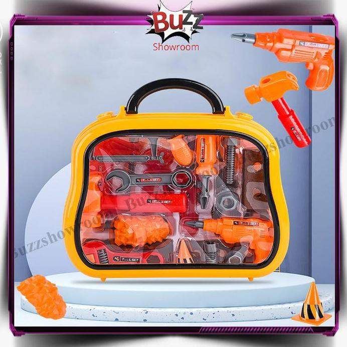 ToolBox Tools set toys mainan alat perkakas obeng Engineering Tool Box