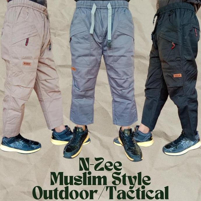 Boyboying- Celana Sirwal Pangsi Outdoor N.Zee Mc.Wister American Drill Dan Katun Elastis Combed Stre