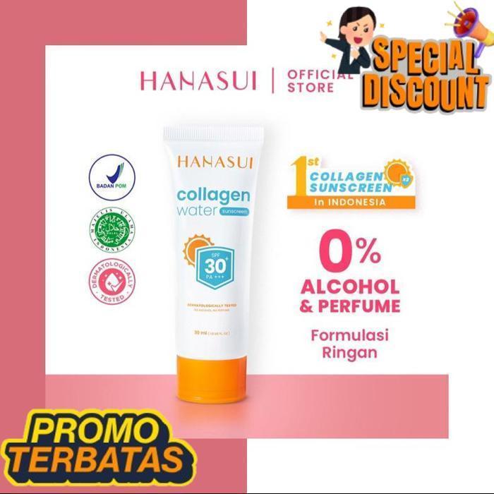 Cuci Gudang Hanasui Water Collagen Sunscreen Spf 30 Dr-02