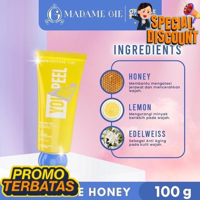 Hanya Hari Ini Madame Gie You Peel Me Peeling Gel By Madame Gie Exfoliating Gel Exfo Gel Scrub Wajah