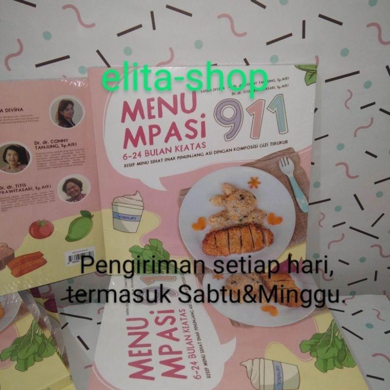 Buku Menu Bayi Mpasi 911, Juga Eksklusif Untuk Kado/ Gift/ Parcel.